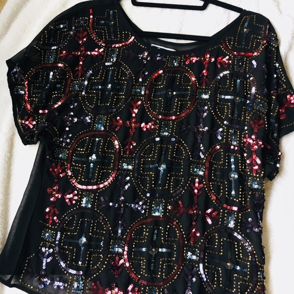Brand new Party wear sequins work free size top - Picture 3 of 4